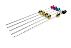 SPME Arrows are color coded and available in order quantities of 1, 3 or 5 Arrows per set.